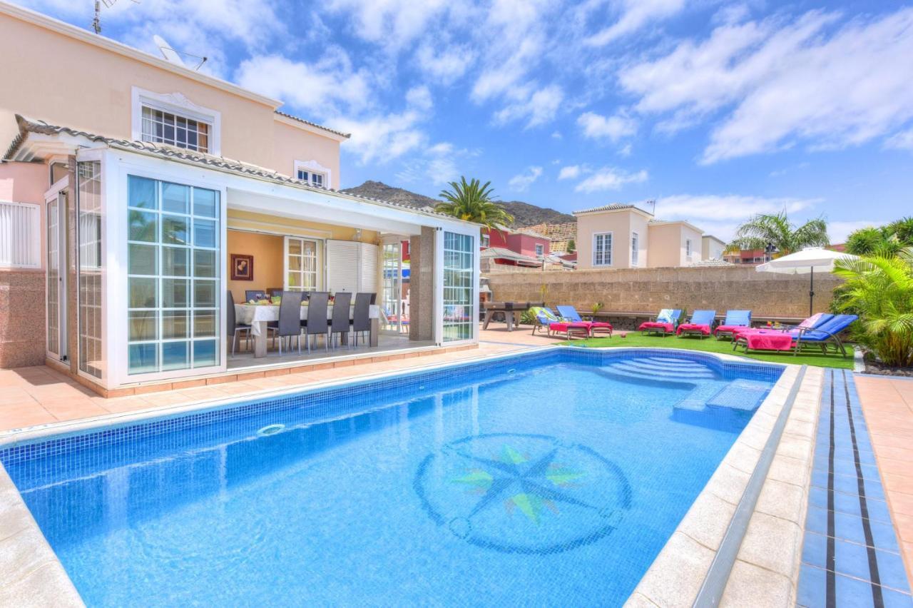 Villa Teide Sol Con Piscina Climatizada, Playa Fanabe, Costa Adeje Costa Adeje (Tenerife) Exterior foto