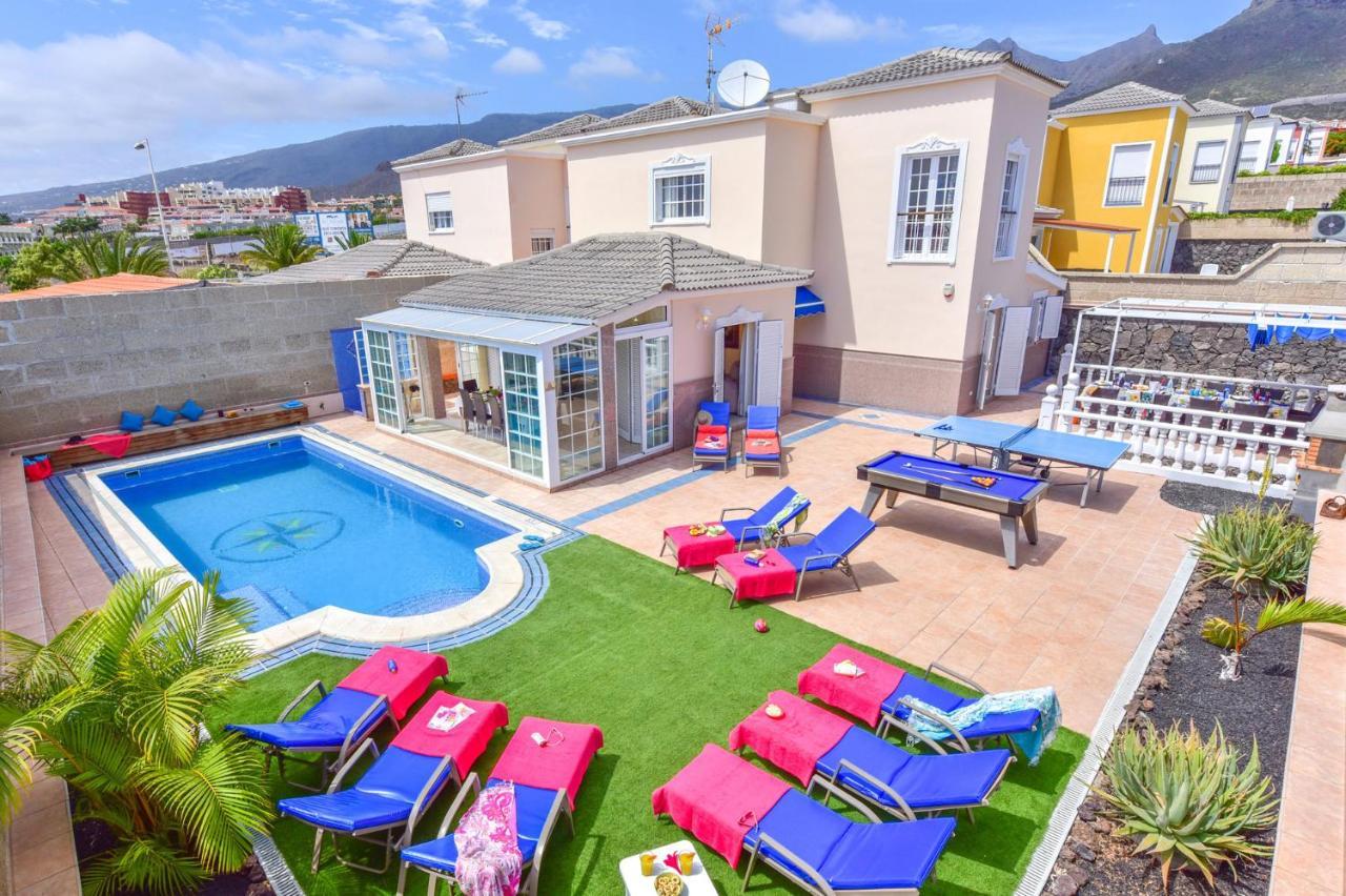 Villa Teide Sol Con Piscina Climatizada, Playa Fanabe, Costa Adeje Costa Adeje (Tenerife) Exterior foto